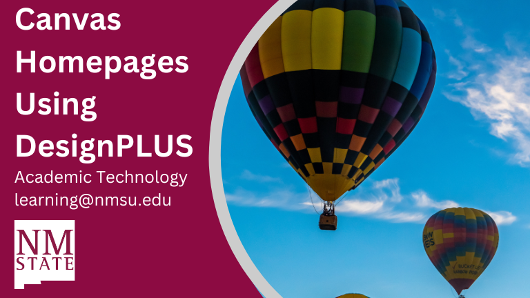 Canvas Homepages Using DesignPlus:  course card image